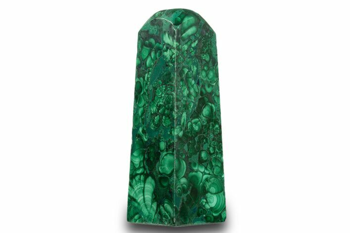 Tall Polished Malachite Tower - DR Congo #321147